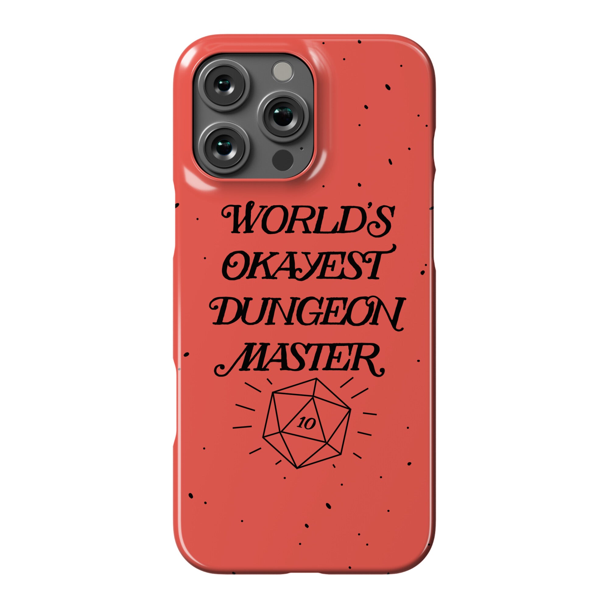 World's Okayest Dungeon Master Phone Case